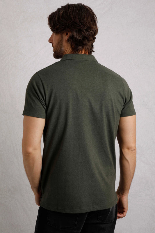 Weird Fish Mens Jetstream Polo Shirt - Fir Green