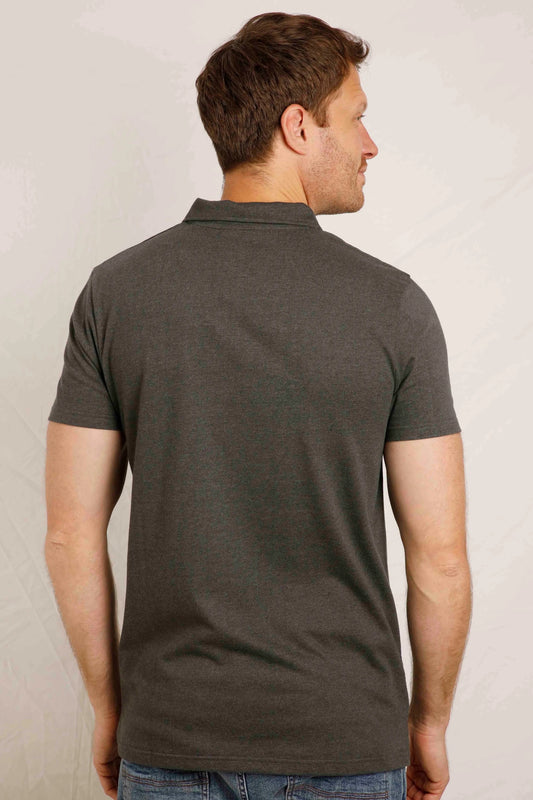 Weird Fish Mens Jetstream Polo Shirt - Washed Black