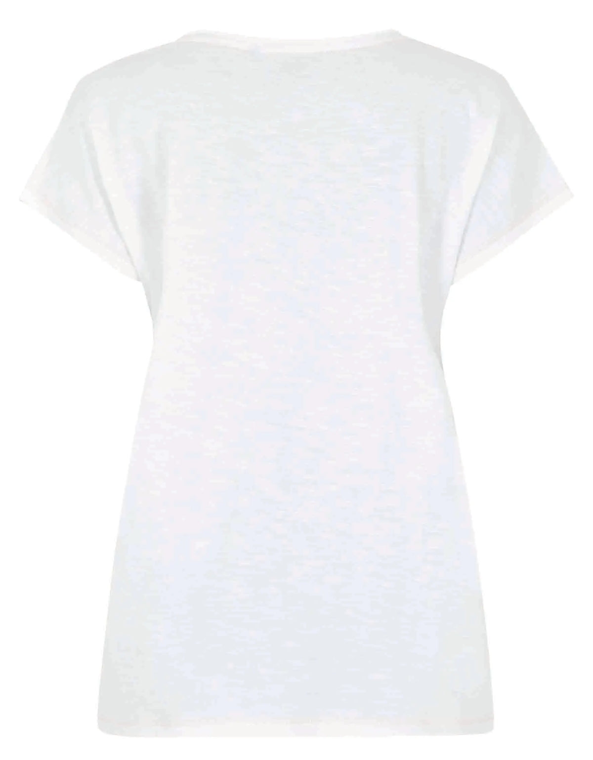 White women's short sleeve women's tee from Weird Fish with Sundown print.