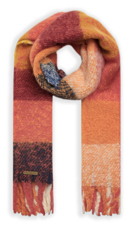 Weird Fish Austell Eco Cosy Scarf - Paprika