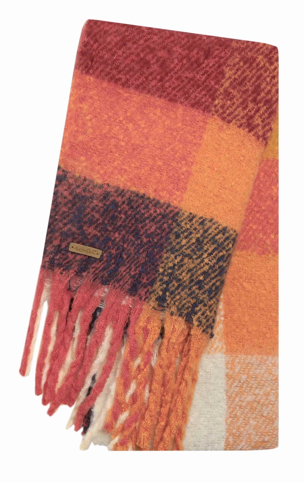 Weird Fish Austell Eco Cosy Scarf - Paprika