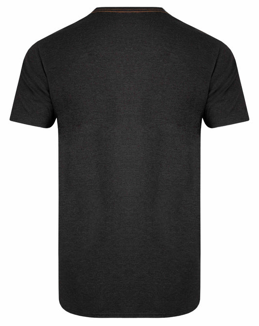 Weird Fish Mens Fishing Print Tee - Chocolate