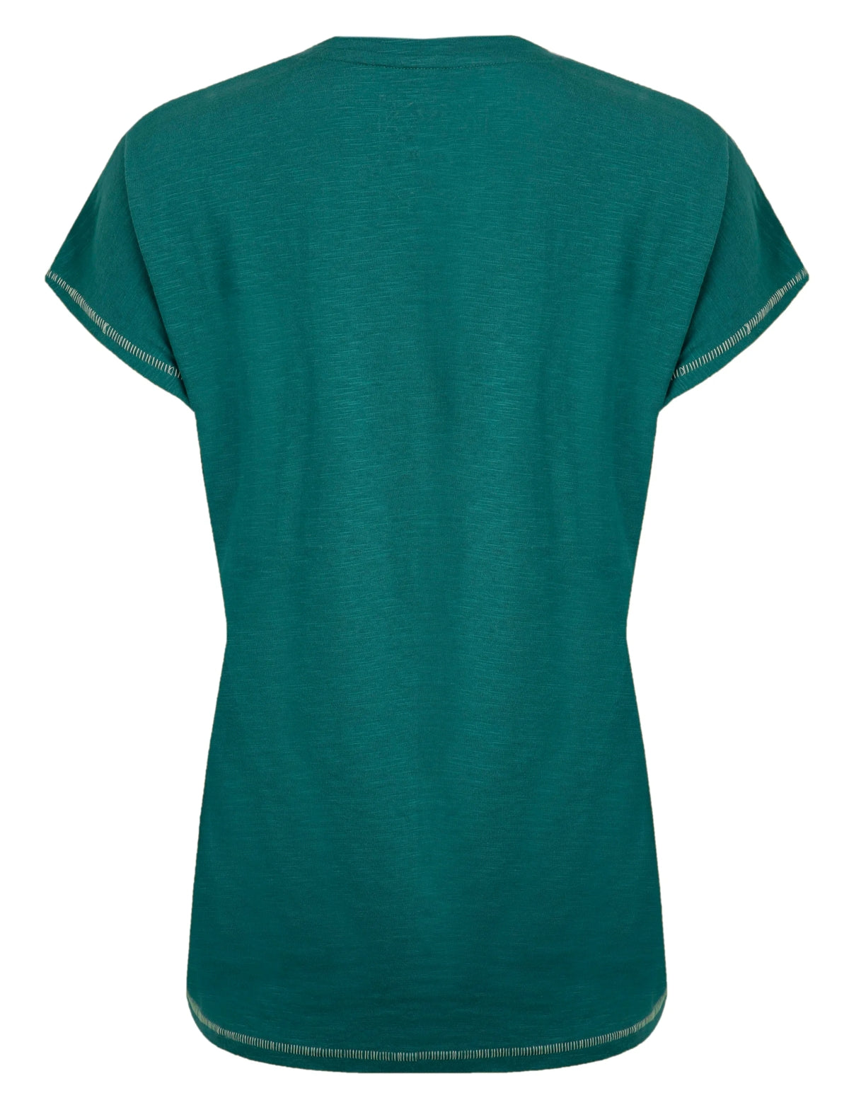 Weird Fish Womens Fern Bee Print T-Shirt - Forest Green