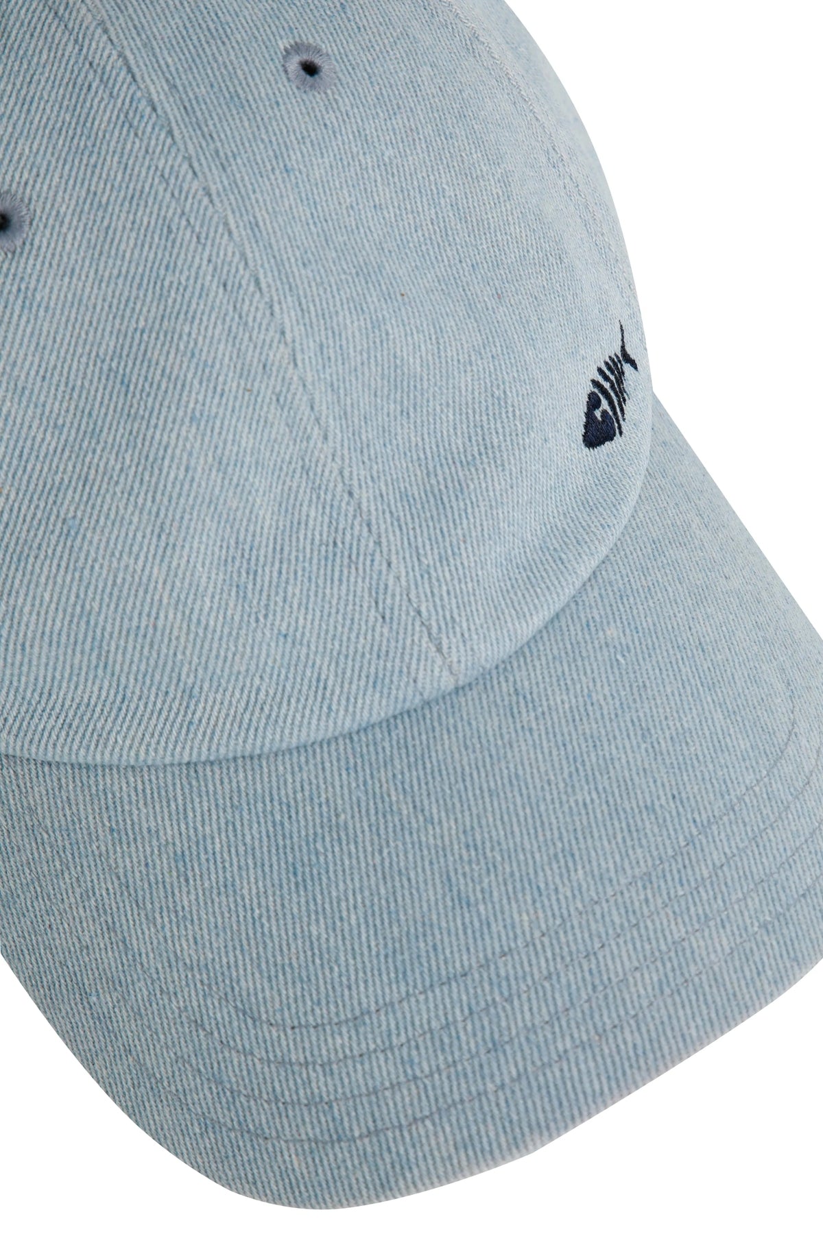 Weird Fish Unisex Falmouth Denim Heavy Wash Twill Cap - Denim