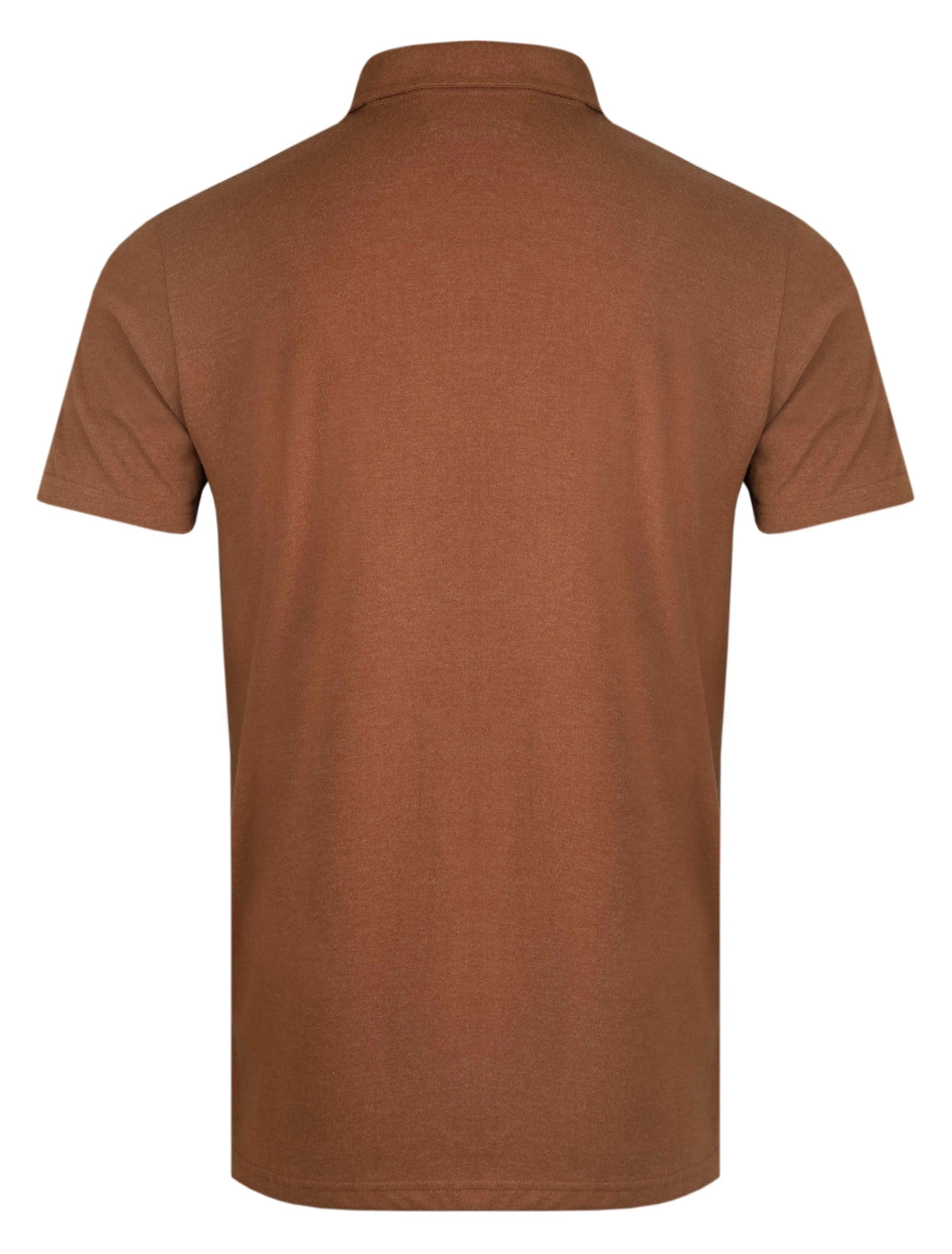 Weird Fish Mens Jetstream Polo Shirt - Chestnut