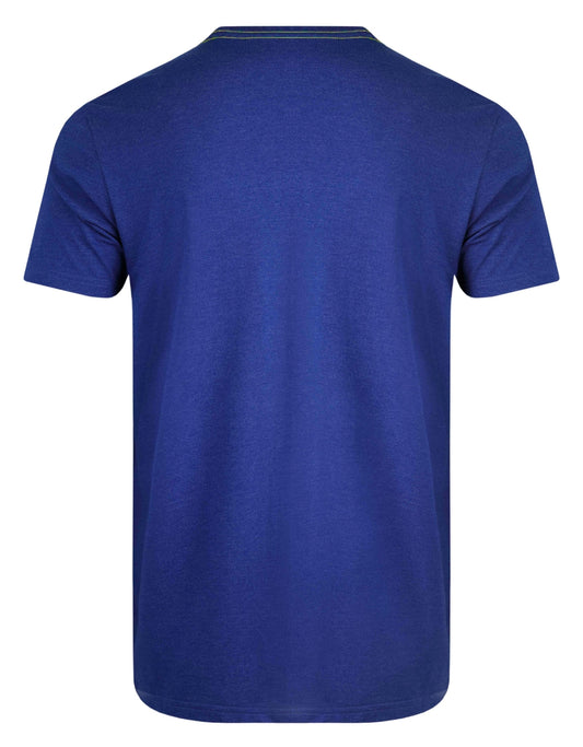 Weird Fish Mens Velocity Printed Tee - Cobalt Blue