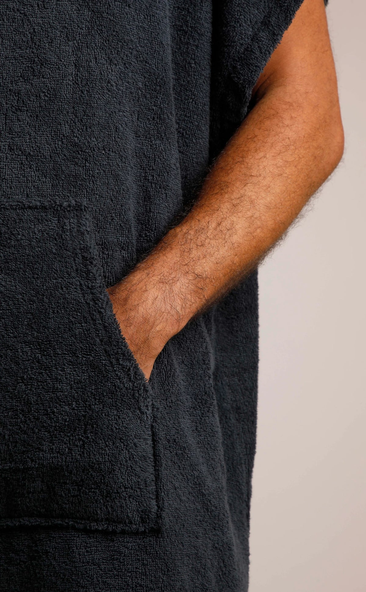 Weird Fish Adults Unisex Oceana Towelling Changing Robe - Navy