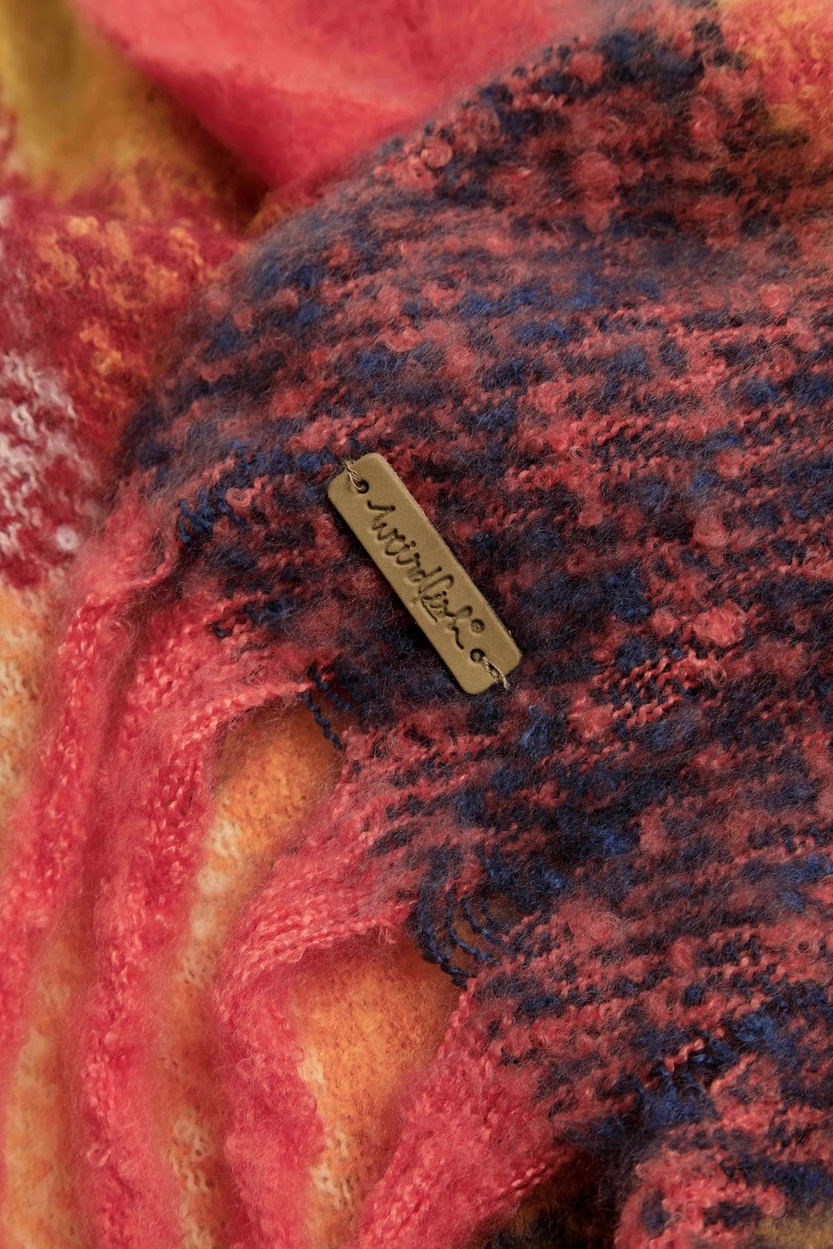 Weird Fish Austell Eco Cosy Scarf - Paprika