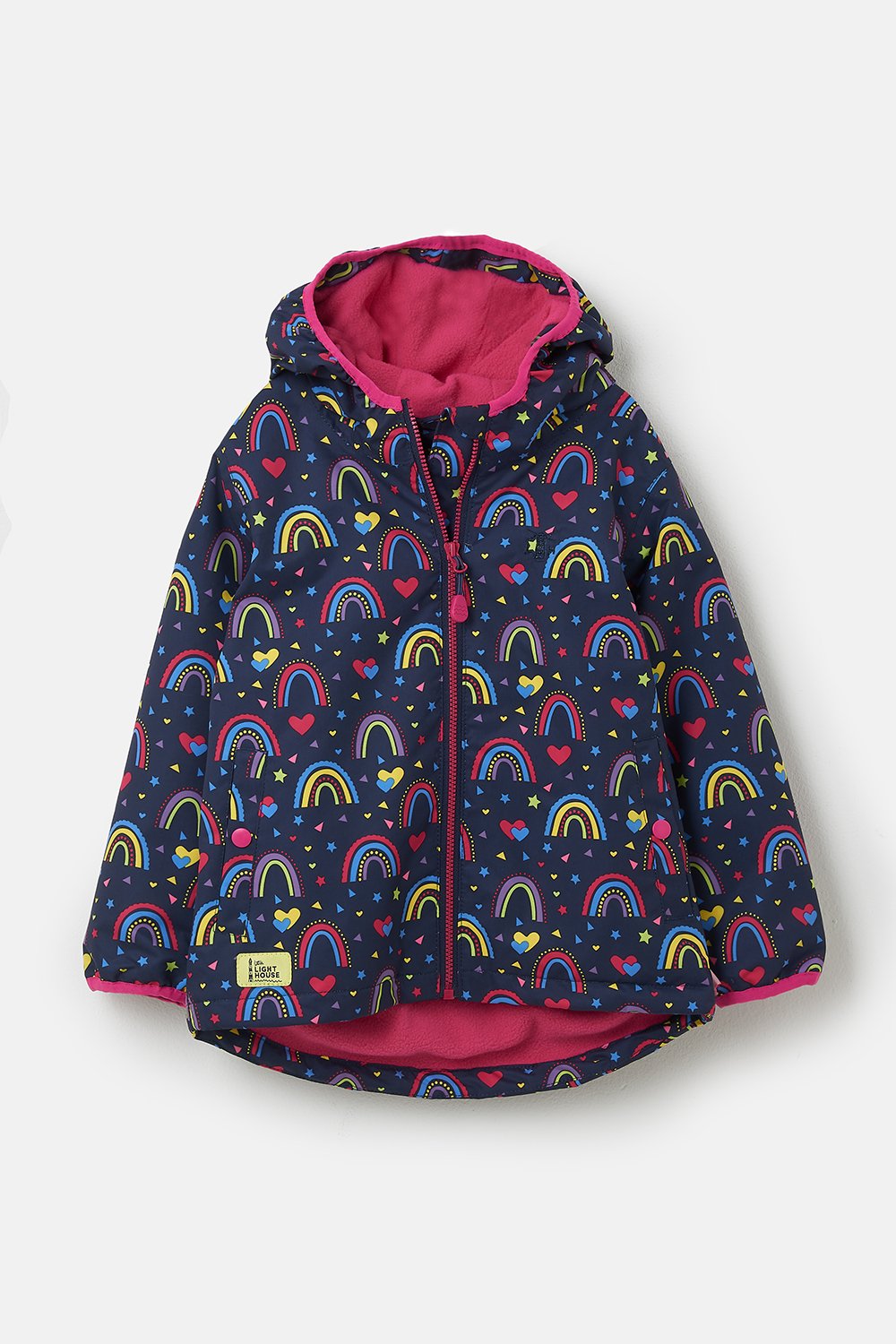 Lighthouse Kids 'Amelia' Raincoat - Rainbow Print