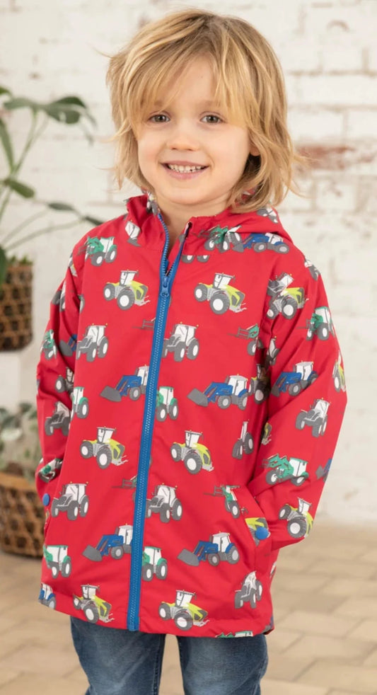 Lighthouse Kids 'Ethan' Waterproof Jacket - Pillarbox Farm Print