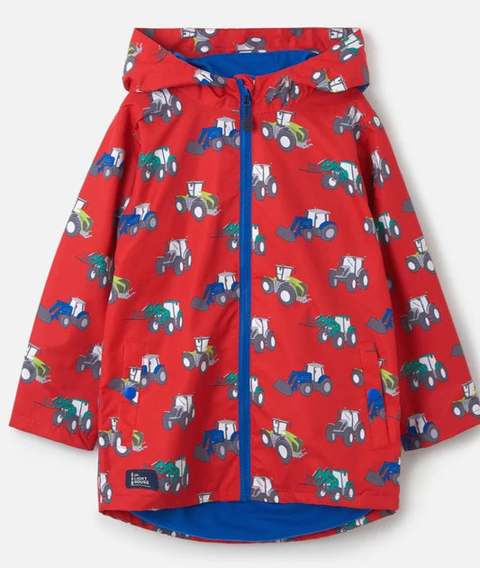 Lighthouse Kids 'Ethan' Waterproof Jacket - Pillarbox Farm Print