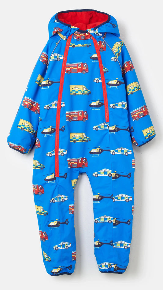 Lighthouse Kids 'Jamie' Waterproof Winter Puddlesuit - Transport Print