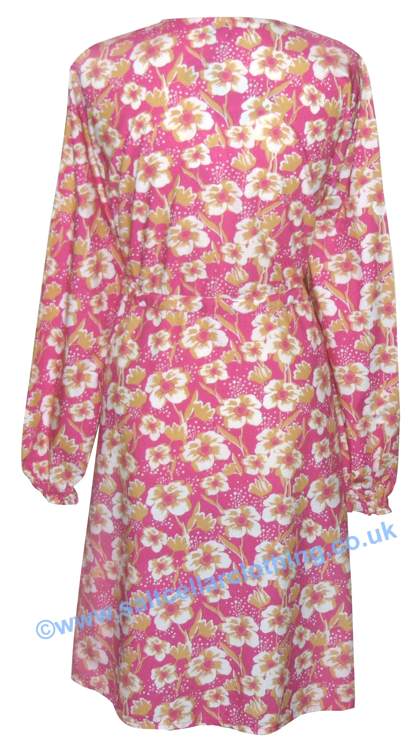 Blue & Green Womens 'Arabella' Floral Dress - Pink