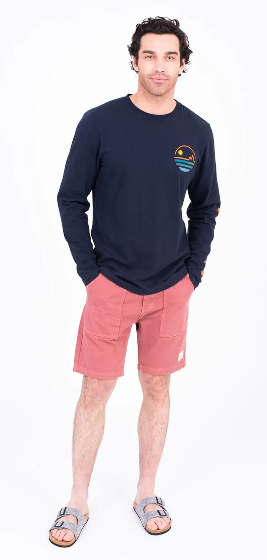 Brakeburn Mens Utility Shorts - Pink