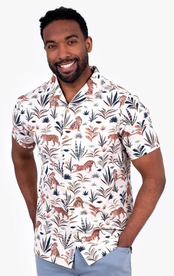 Mens short sleeve hawaiian outlet shirts