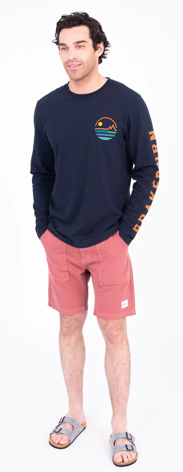 Brakeburn Mens Utility Shorts - Pink