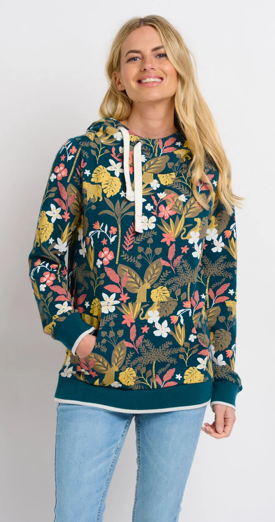 Floral hoodies discount