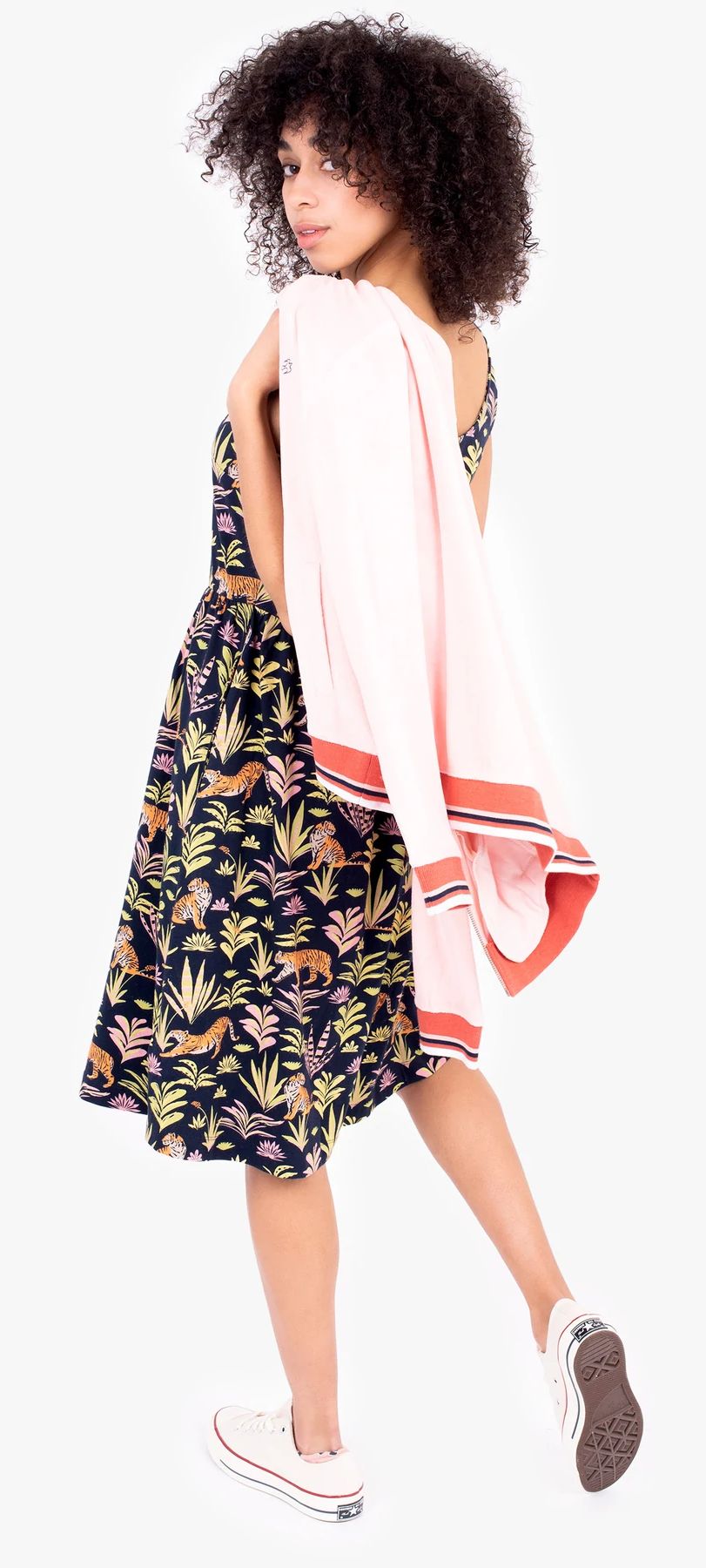 Brakeburn Womens 'Botanical Tiger Dress '- Multicoloured