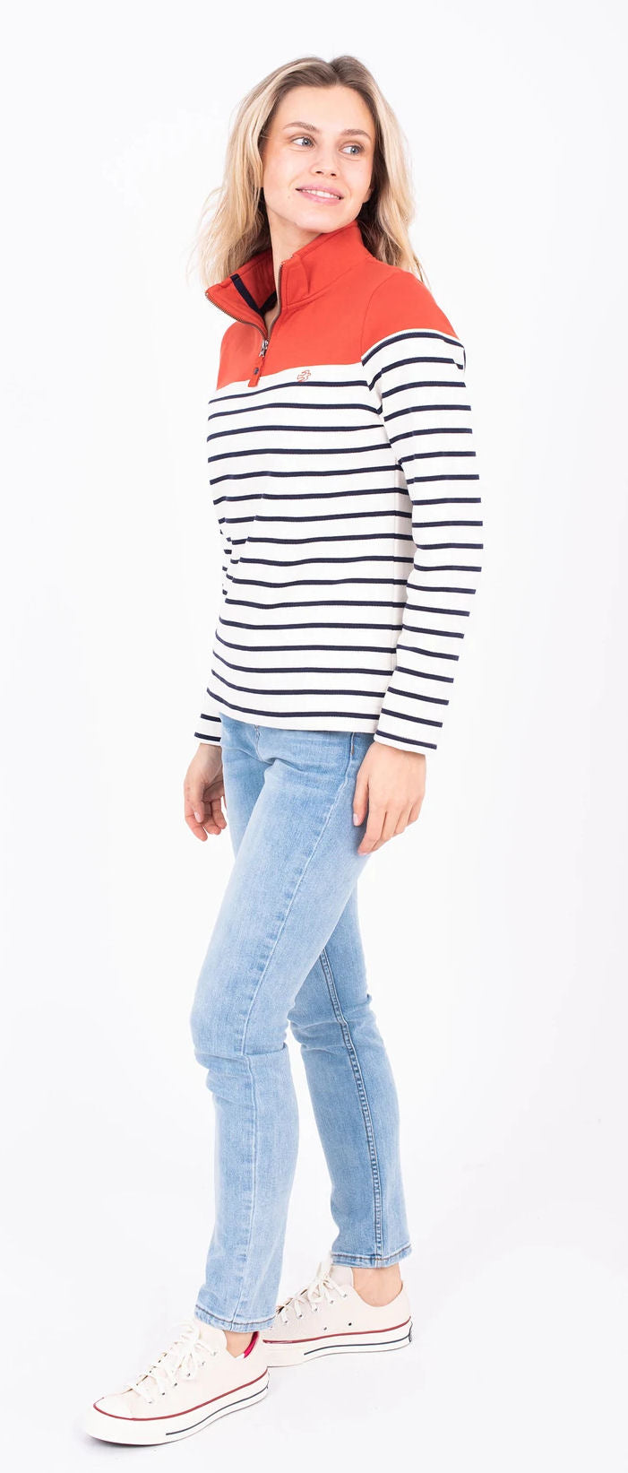 Brakeburn Womens 'Corfe' Sweatshirt - Orange