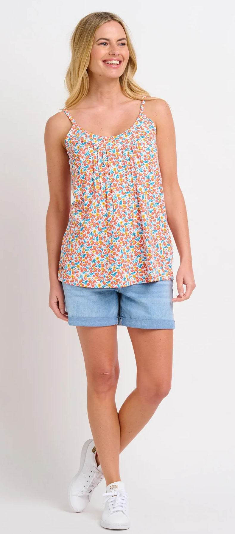 Brakeburn Womens 'Whimsical Floral Vest' - Multicoloured