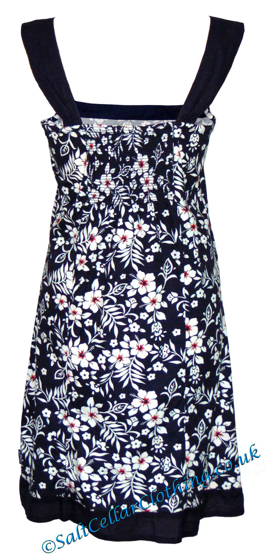 Captain Corsaire Womens 'Azaria' Floral Dress - Navy / White