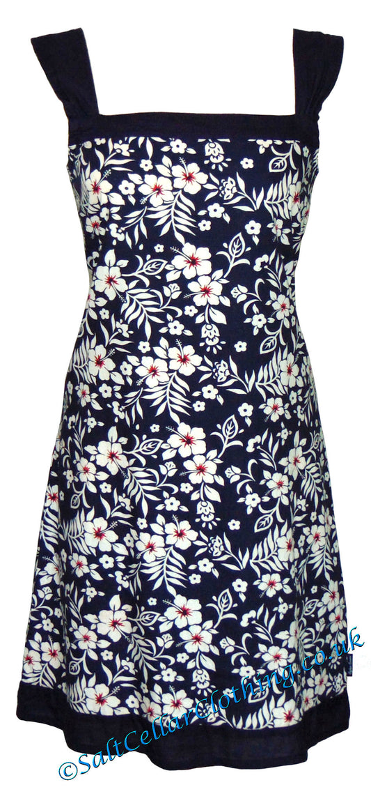 Captain Corsaire Womens 'Azaria' Floral Dress - Navy / White