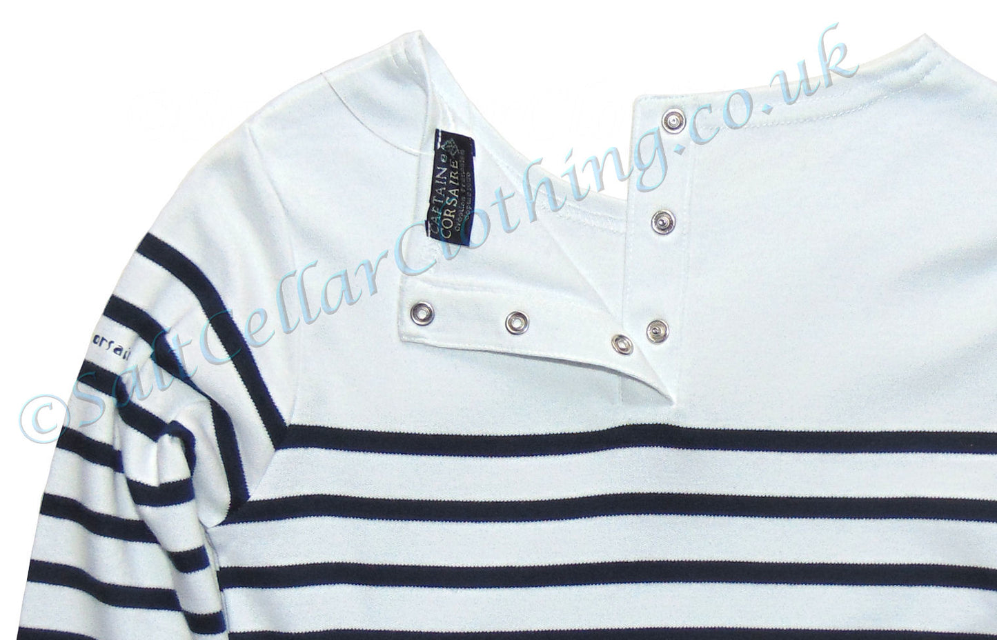 Captain Corsaire Kids 'Ploumanach Robe E' Long Sleeved Striped Dress