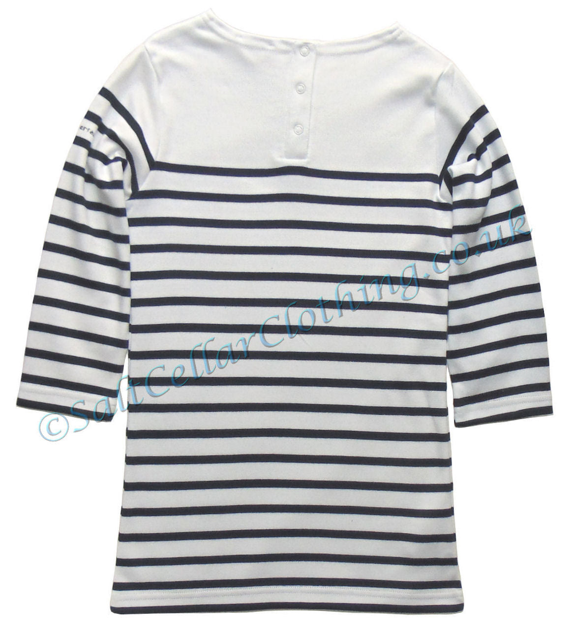 Captain Corsaire Kids 'Ploumanach Robe E' Long Sleeved Striped Dress