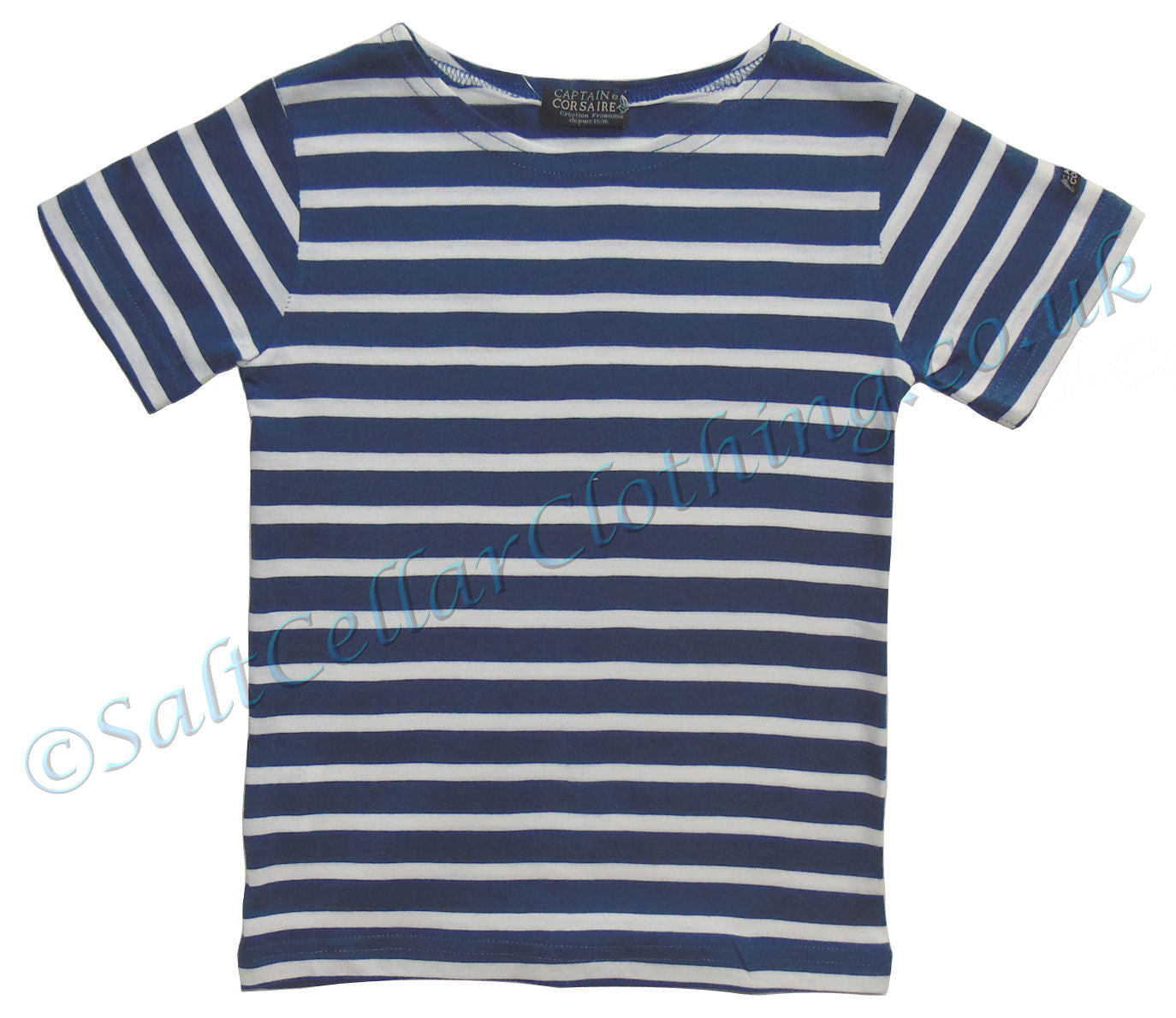 Captain Corsaire Kids 'Starboard' Stripe Tee - Matelot Blue / White