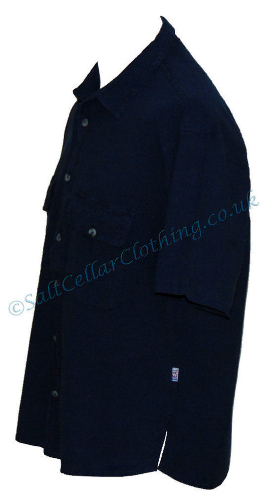 Deal Clothing Mens 'AS101' Short-Sleeved Shirt - Navy