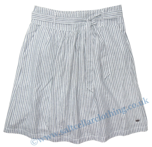 Goubi Womens 'H11' Tie Waist Skirt - Lurex