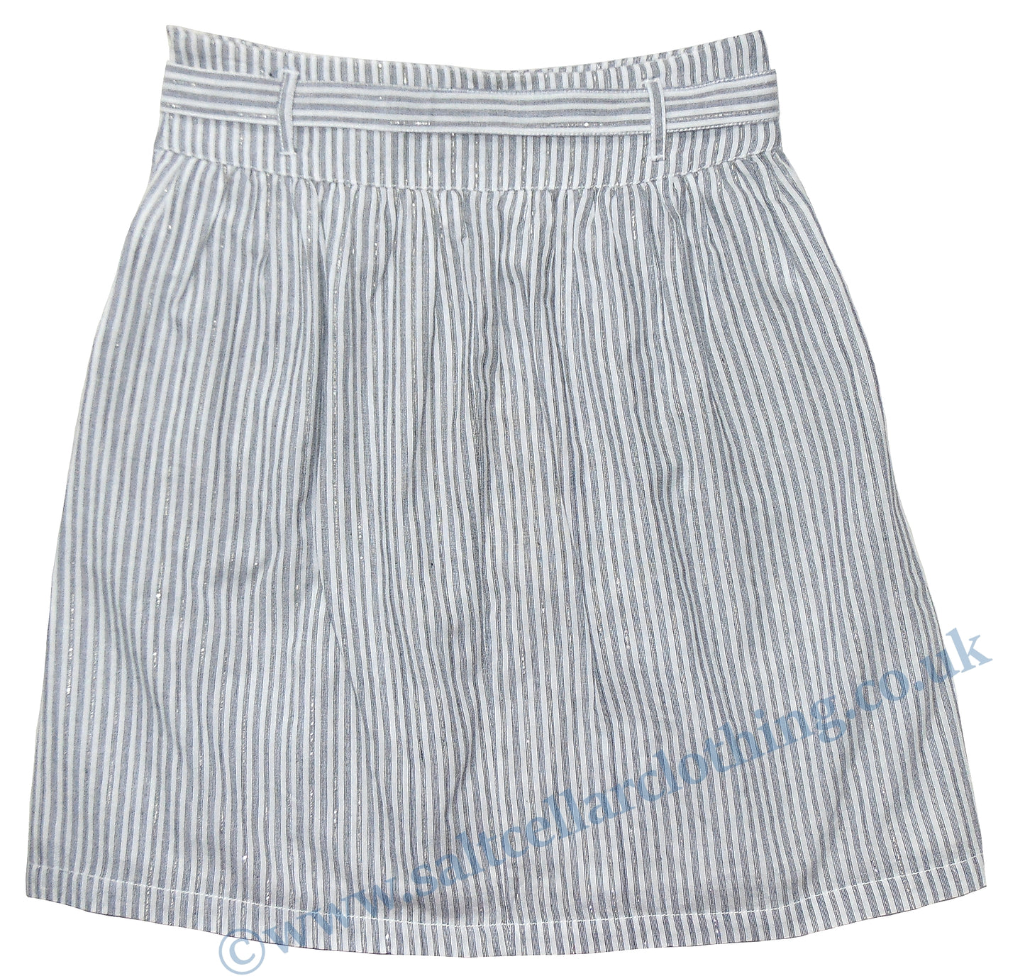 Goubi Womens 'H11' Tie Waist Skirt - Lurex