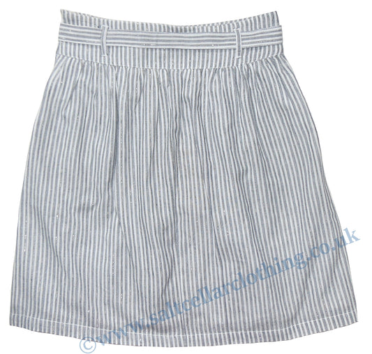 Goubi Womens 'H11' Tie Waist Skirt - Lurex