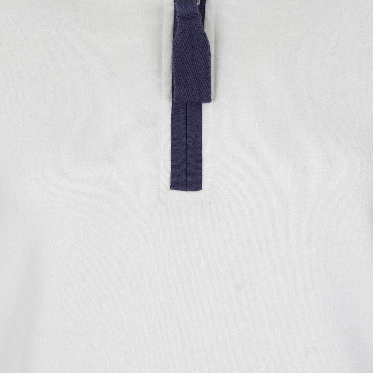 Women's zip neck LJ3 sweatshirt from Lazy Jacks in White.