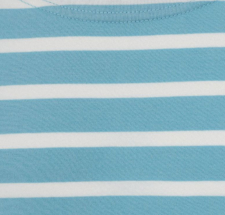 Lazy Jacks Kids 'L97C' Stripe Long Sleeved Tee - Reef Blue