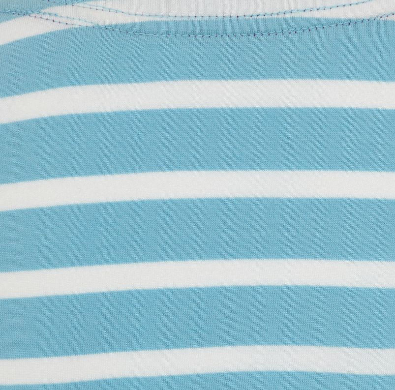 Lazy Jacks Kids 'L97C' Stripe Long Sleeved Tee - Reef Blue