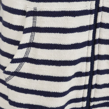 Lazy Jacks Womens 'LJ102S' Textured Stripe Hoody - Twilight