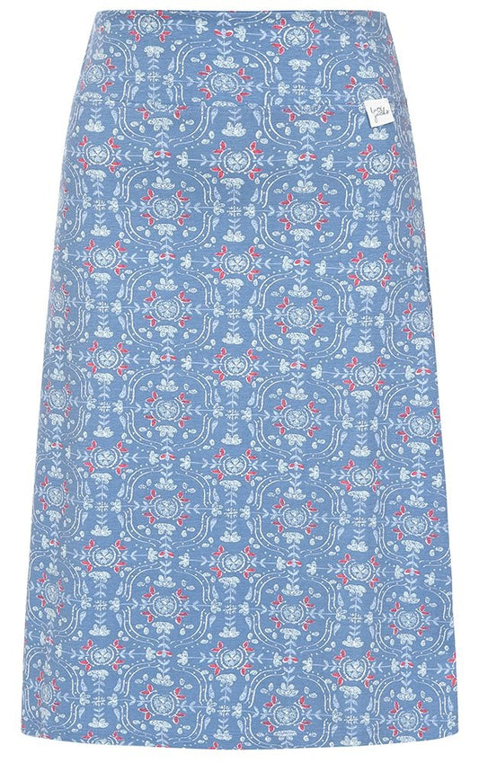 Lazy Jacks Womens 'LJ41' Jersey Skirt  - Tile Print