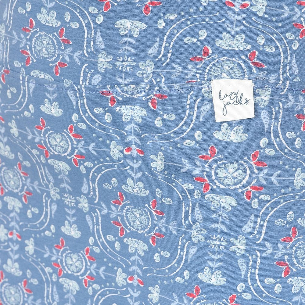 Lazy Jacks Womens 'LJ41' Jersey Skirt  - Tile Print