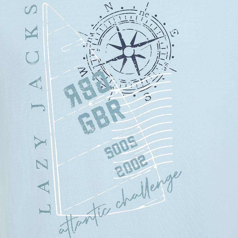 Lazy Jacks Kids 'LJ15C' Printed Tee - Dusk