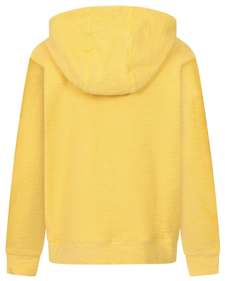 Lazy Jacks Kids 'LJ102C' Textured Hoody - Lemon Yellow