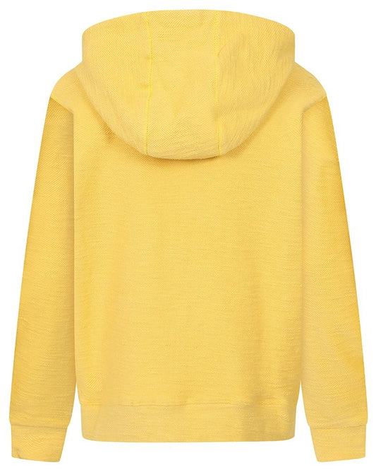 Lazy Jacks Kids 'LJ102C' Textured Hoody - Lemon Yellow