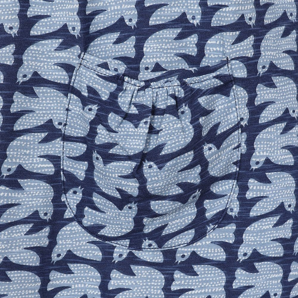 Lazy Jacks Womens LJ10 Sleeveless Tunic - Bluebird Print