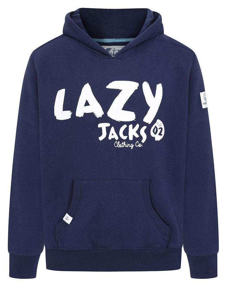 Lazy Jacks Kids 'LJ21C' Pullover Hoody - Marine Navy