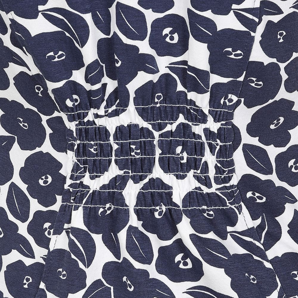 Lazy Jacks Womens 'LJ116' Printed Tunic - Bloom Navy