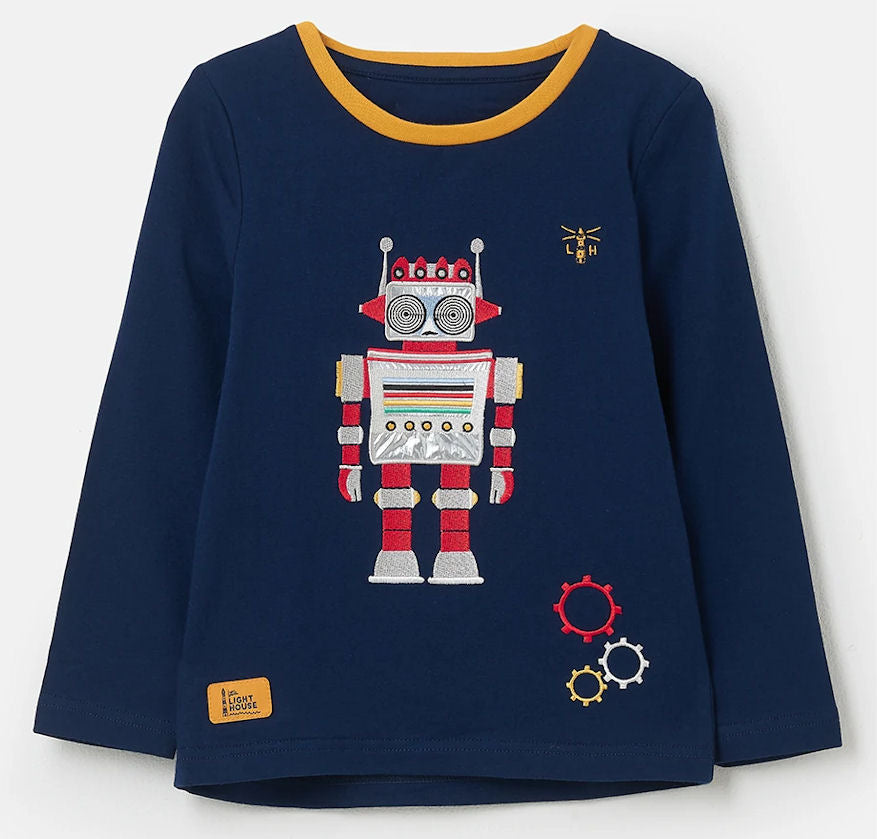 Lighthouse Kids Oliver Long Sleeve Tee - Robot