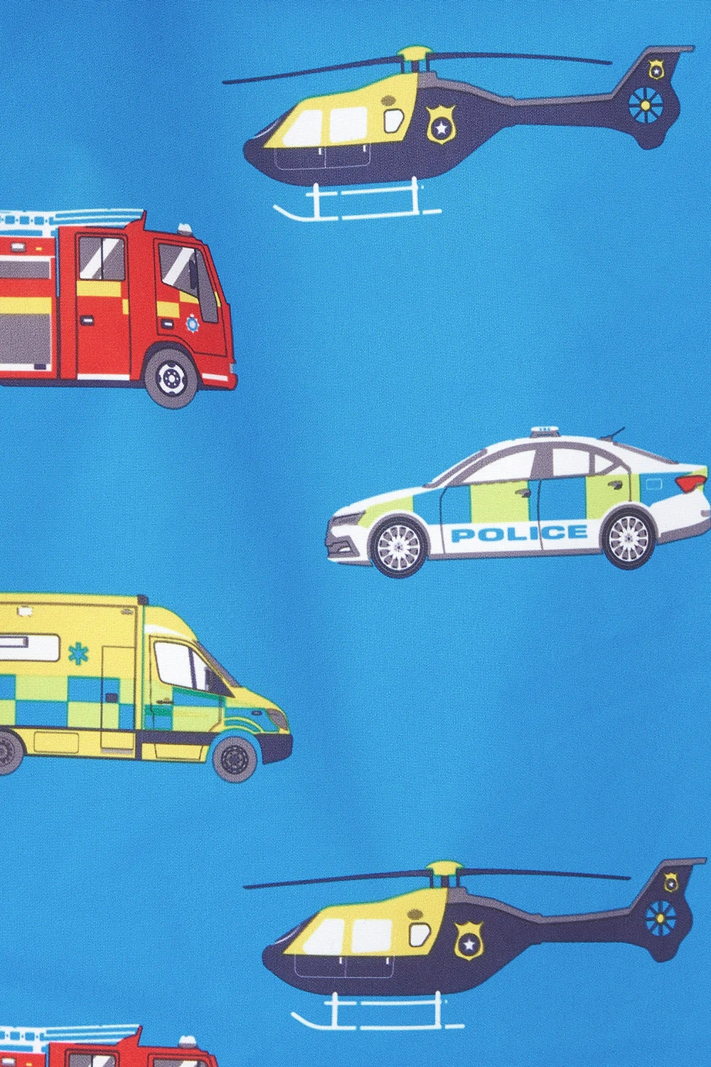 Lighthouse Kids 'Lucas' Raincoat - Transport Print