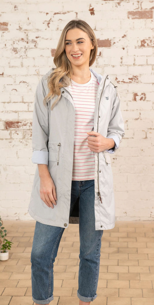 Women's Alice style waterproof rain jacket from Lighthouse in Sand.