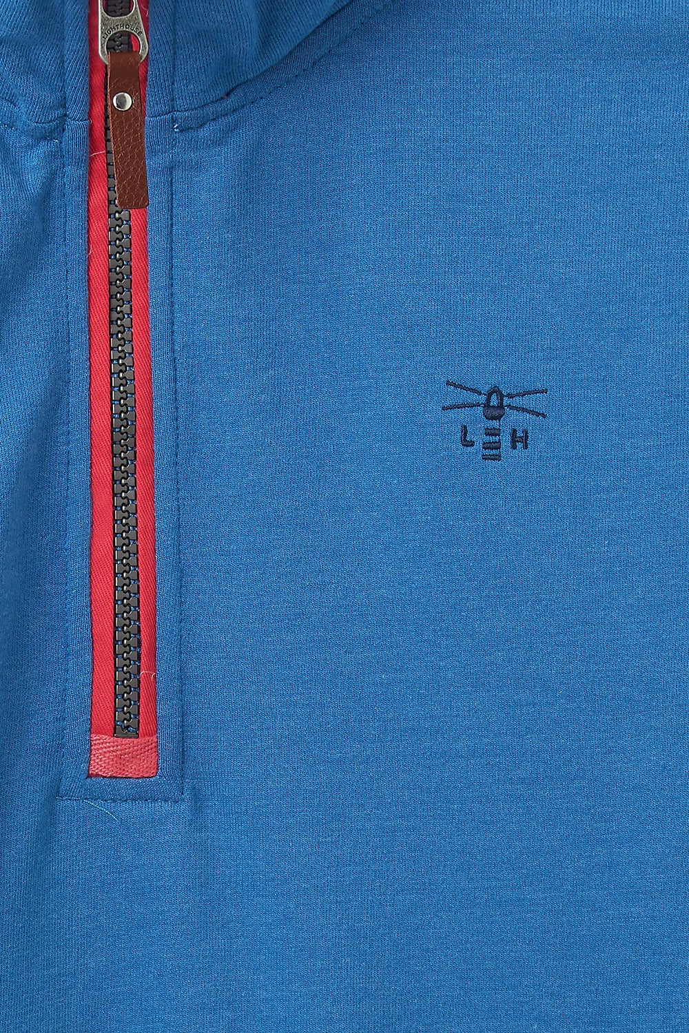 Lighthouse Womens 'Shore' 1/4 Zip Sweatshirt - Blue Sail Marl