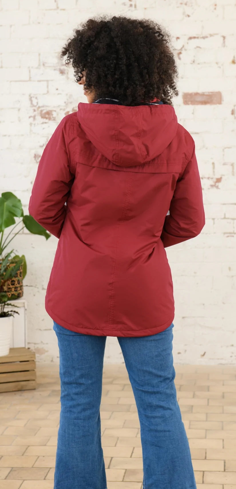 Lighthouse Womens 'Iona' Padded Waterproof Coat - Redcurrant